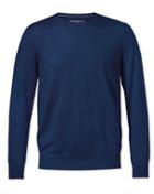  Royal Blue Merino Crew Neck Merino Wool Jumper Size Large By Charles Tyrwhitt