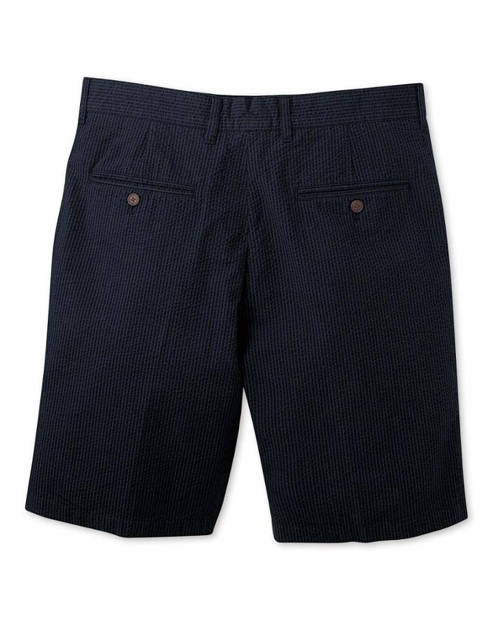 Charles Tyrwhitt Charles Tyrwhitt Navy And Black Seersucker Shorts