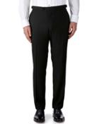Charles Tyrwhitt Black Classic Fit Tuxedo Wool Pants Size W32 L32 By Charles Tyrwhitt