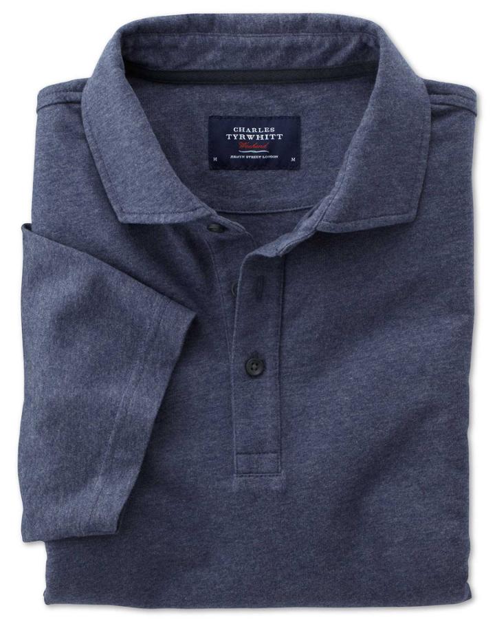 Charles Tyrwhitt Charles Tyrwhitt Classic Fit Indigo Polo Shirt