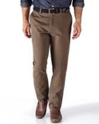 Charles Tyrwhitt Charles Tyrwhitt Light Brown Extra Slim Fit Flat Front Cotton Chino Pants Size W30 L30
