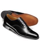 Charles Tyrwhitt Charles Tyrwhitt Black Carlton Toe Cap Oxford Shoes Size 12.5