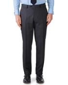 Charles Tyrwhitt Charles Tyrwhitt Charcoal Classic Fit Herringbone Business Suit Wool Pants Size W32 L32