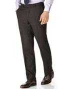 Charles Tyrwhitt Charles Tyrwhitt Dark Grey Classic Fit Saxony Business Suit Wool Pants Size W30 L38