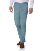  Sky Blue Slim Fit Stretch Cotton Chino Pants Size W30 L30 By Charles Tyrwhitt