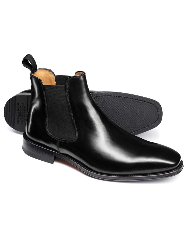 Charles Tyrwhitt Black Chelsea Boot Size 11.5 By Charles Tyrwhitt