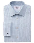 Charles Tyrwhitt Classic Fit Pima Cotton Double-faced Navy Dress Shirt Single Cuff Size 15.5/35 By Charles Tyrwhitt