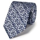 Charles Tyrwhitt Charles Tyrwhitt Luxury Navy Floral Tie