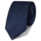Charles Tyrwhitt Charles Tyrwhitt Classic Slim Plain Navy Tie