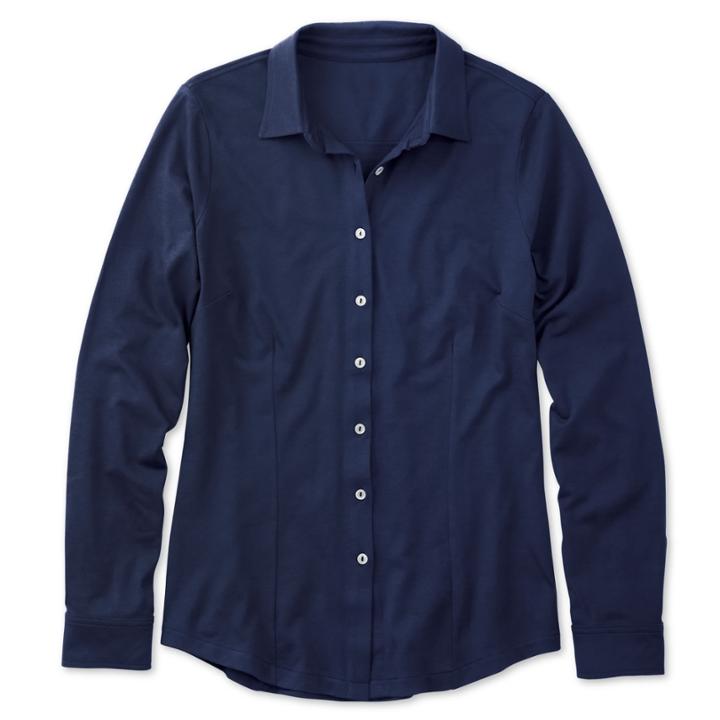 Charles Tyrwhitt Charles Tyrwhitt Navy Soft Jersey Shirt (10)