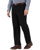 Charles Tyrwhitt Charles Tyrwhitt Black Classic Fit Flat Front Non-iron Cotton Chino Pants Size W30 L38