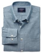 Charles Tyrwhitt Charles Tyrwhitt Classic Fit Blue Chambray Shirt