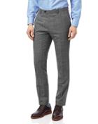  Grey With Tan Prince Of Wales Check Extra Slim Fit Suit Trouser Size W28 L38 By Charles Tyrwhitt