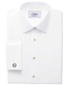 Charles Tyrwhitt Charles Tyrwhitt Slim Fit Non-iron Poplin White Cotton Dress Shirt Size 14.5/32