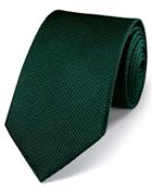 Charles Tyrwhitt Green Silk Classic Plain Tie By Charles Tyrwhitt