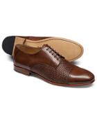 Charles Tyrwhitt Tan Woven Derby Shoe Size 11 By Charles Tyrwhitt