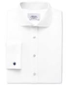 Charles Tyrwhitt Charles Tyrwhitt Classic Fit Spread Collar Non-iron Poplin White Shirt