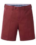 Charles Tyrwhitt Charles Tyrwhitt Red Flat Front Chino Cotton Shorts Size 30