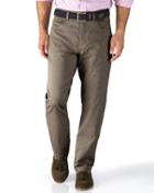 Charles Tyrwhitt Charles Tyrwhitt Stone Classic Fit 5 Pocket Textured Dobby Cotton Tailored Pants Size W32 L32