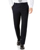 Charles Tyrwhitt Navy Stripe Classic Fit Twill Business Suit Wool Pants Size W38 L32 By Charles Tyrwhitt