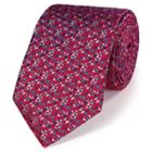 Charles Tyrwhitt Charles Tyrwhitt Luxury Red Micro Triangle Jermyn Street Geometric Tie