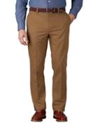 Charles Tyrwhitt Charles Tyrwhitt Camel Slim Fit Flat Front Non-iron Cotton Chino Pants Size W30 L30