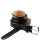  Black Leather Dress Belt Size 30-32 By Charles Tyrwhitt