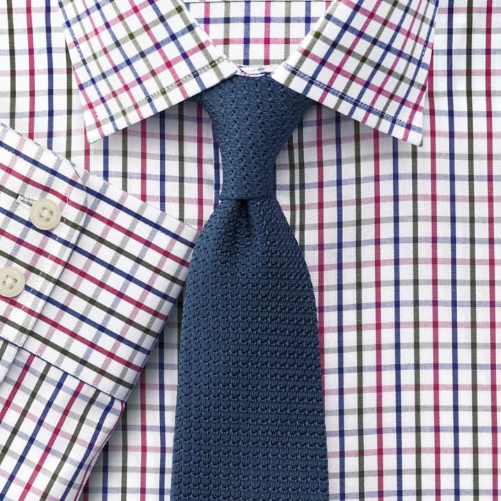 Charles Tyrwhitt Charles Tyrwhitt Classic Fit Jermyn Street Check Pink And Green Shirt
