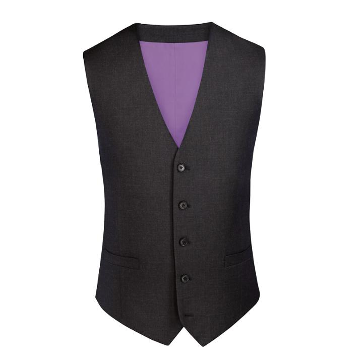 Charles Tyrwhitt Charles Tyrwhitt Charcoal Clarendon Twill Classic Fit Business Suit Vest (36)