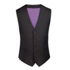 Charles Tyrwhitt Charles Tyrwhitt Charcoal Clarendon Twill Classic Fit Business Suit Vest (36)