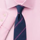 Charles Tyrwhitt Charles Tyrwhitt Slim Fit Non-iron Buckingham Weave Pink Shirt