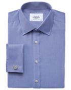 Charles Tyrwhitt Charles Tyrwhitt Slim Fit Non-iron Twill Mid Blue Cotton Dress Shirt Size 14.5/32