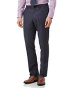  Airforce Blue Slim Fit Flannel Business Suit Wool Pants Size W30 L38 By Charles Tyrwhitt