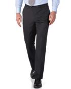 Charles Tyrwhitt Charcoal Slim Fit End-on-end Business Suit Wool Pants Size W36 L38 By Charles Tyrwhitt