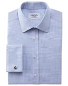 Charles Tyrwhitt Charles Tyrwhitt Classic Fit Egyptian Cotton Textured Blue Dress Shirt Size 15/33