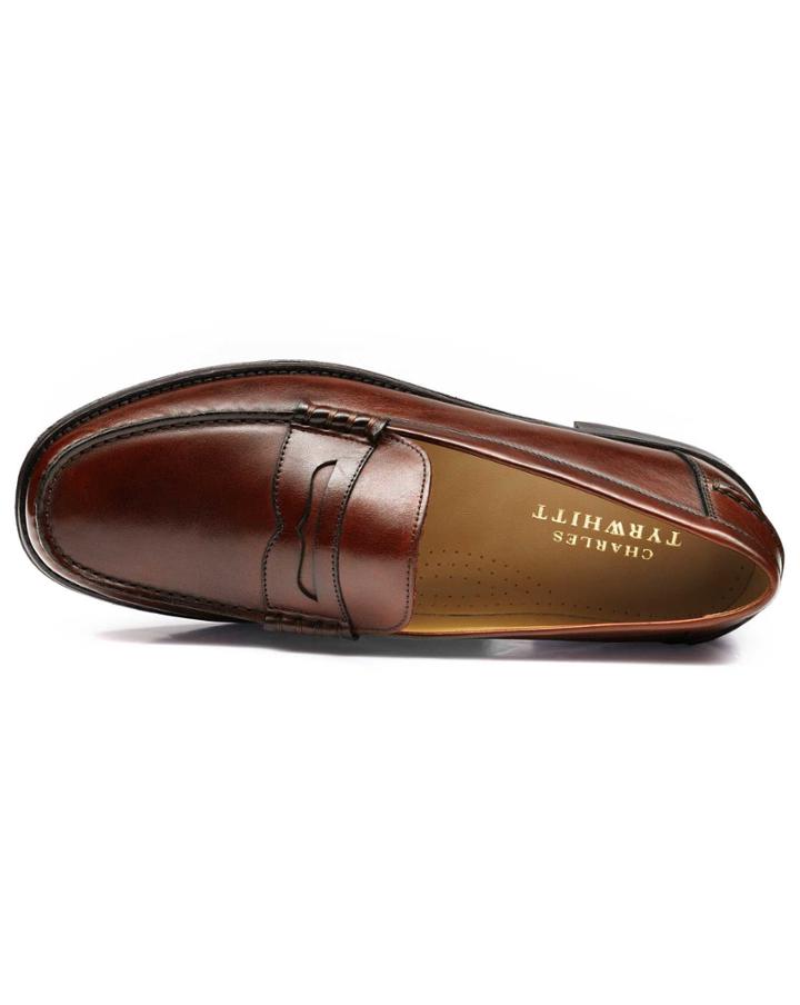 Charles Tyrwhitt Charles Tyrwhitt Brown Finsbury Penny Loafers Size 10.5