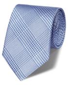 Charles Tyrwhitt Blue Silk Classic Prince Of Wales Checkered Tie By Charles Tyrwhitt