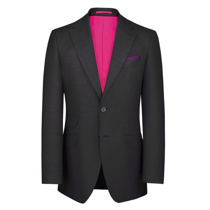 Charles Tyrwhitt Charles Tyrwhitt Charcoal Yorkshire Worsted Slim Fit Luxury Jacket (36 Regular)