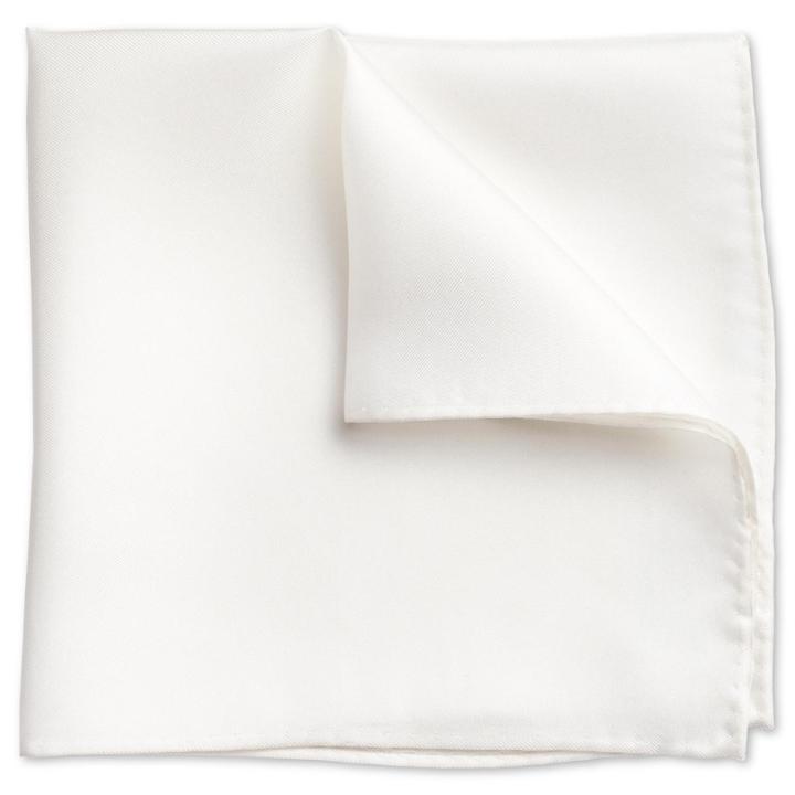 Charles Tyrwhitt Charles Tyrwhitt White Evening Silk Pocket Square