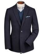 Charles Tyrwhitt Charles Tyrwhitt Slim Fit Navy Cotton Flannel Cotton Jacket Size 44