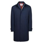 Charles Tyrwhitt Charles Tyrwhitt Blue Single Breasted Classic Fit Raincoat (36)