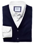 Charles Tyrwhitt Navy Merino Wool Vest Size Medium By Charles Tyrwhitt
