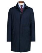 Charles Tyrwhitt Blue Cotton Raincotton Coat Size 36 By Charles Tyrwhitt