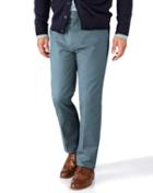 Charles Tyrwhitt Charles Tyrwhitt Airforce Blue Extra Slim Fit Flat Front Non-iron Chinos
