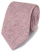  Light Pink Silk Donegal English Luxury Tie By Charles Tyrwhitt