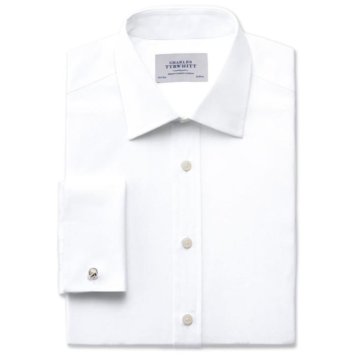 Charles Tyrwhitt Charles Tyrwhitt White Poplin Classic Fit Shirt (15 - 33)