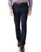 Charles Tyrwhitt Charles Tyrwhitt Navy Extra Slim Fit Stretch Cavalry Twill Pants Size W30 L30