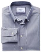 Charles Tyrwhitt Charles Tyrwhitt Classic Fit Button-down Collar Non-iron Business Casual Navy Shirt