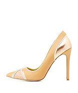 Charlotte Russe Gx By Gwen Stefani Metallic Pointed Toe Pumps