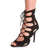 Charlotte Russe Cut-out Lace-up Gladiator Heels